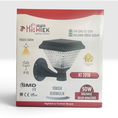 Hightek HT-2918 Solar Bahçe Armatürü Kırlangıç
