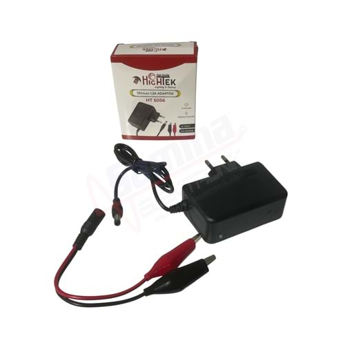 Hightek HT-5056 12 Volt 1.2 Amper Aku Şarj Adaptörü