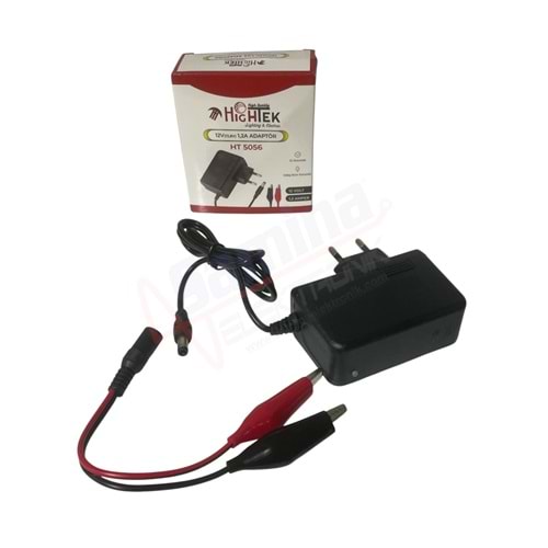 Hightek HT-5057 12 Volt 2.5 Amper Aku Şarj Adaptörü