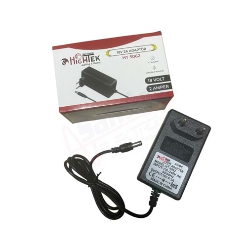 Hightek HT-5062 18 Volt 2 Amper Adaptör