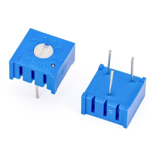 TRIMPOT 3386F-104-100K CERMET SINGLE TURN VER.ADJ 100K 0.5W