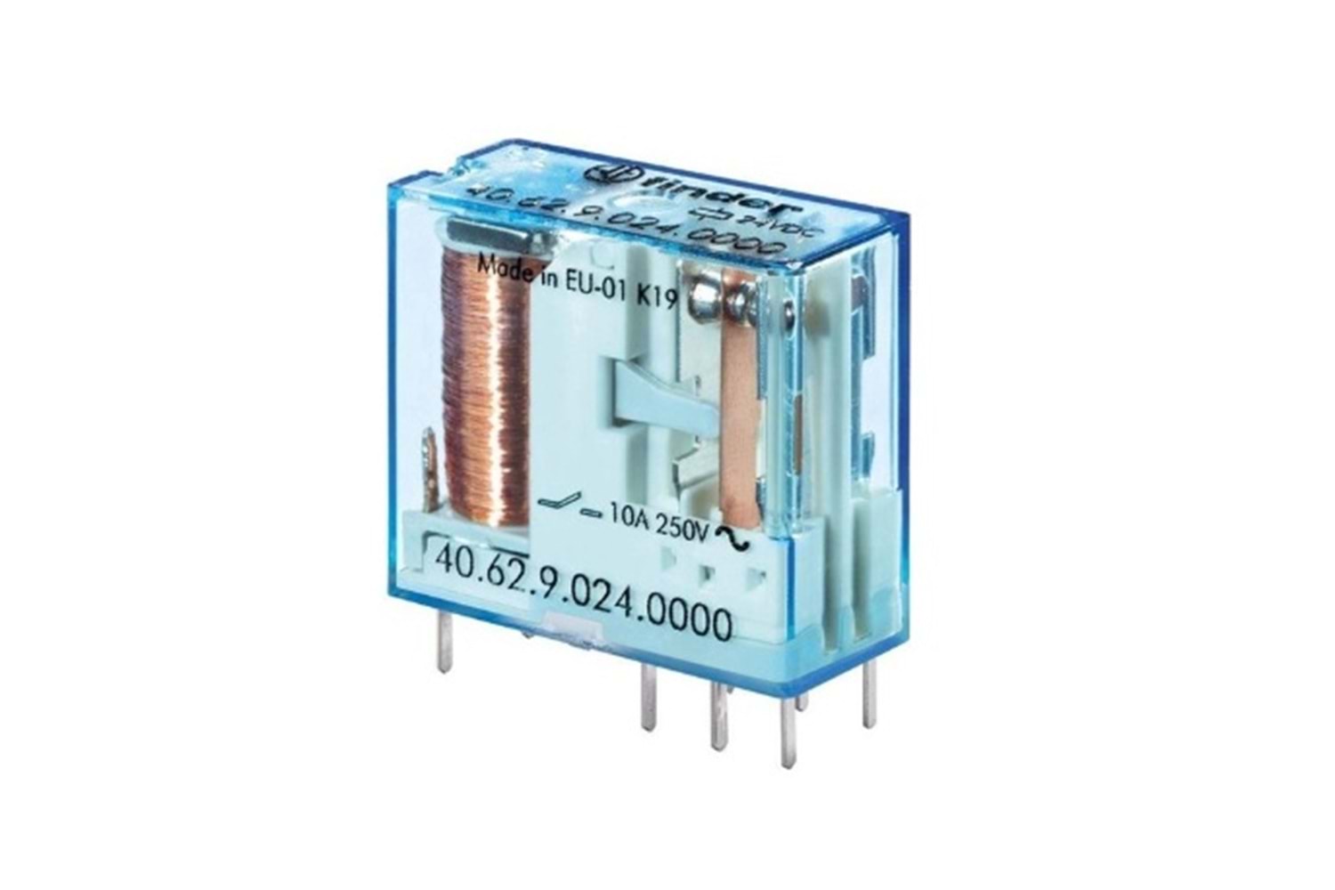 Röle - Finder 40.62.9.024.0000 24v 10a Dc 2 Kontak Pcb Röle