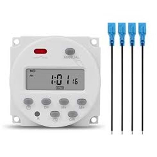 Hubsten CN101A Haftalık Programlanabilir Zaman Ayarlı 12V Röle