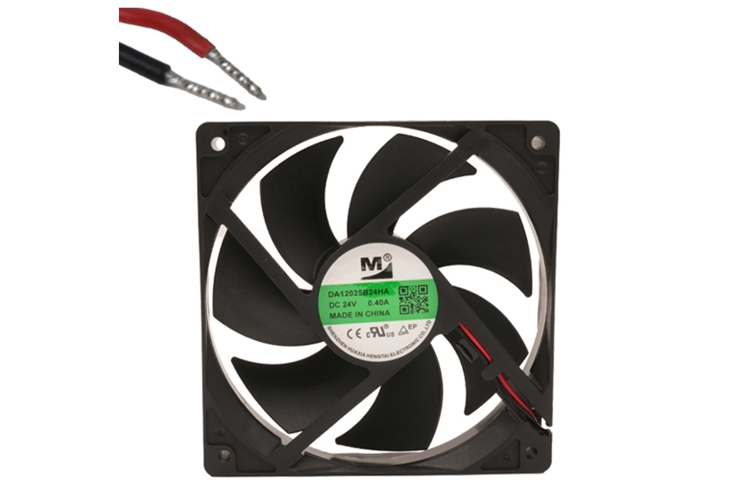 FAN - HENGTAI DA12025B24HA 120x120x25 24VDC 0,40A 6W 3000RPM BB