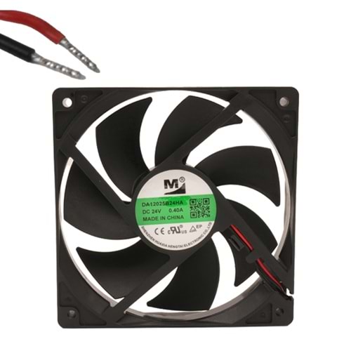 FAN - HENGTAI DA12025B24HA 120x120x25 24VDC 0,40A 6W 3000RPM BB
