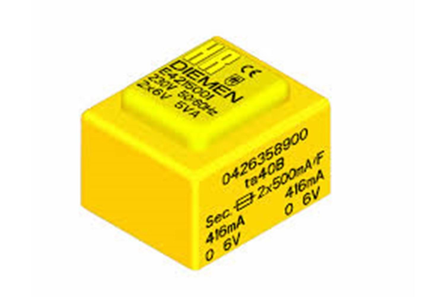 E4215057 - HR TRAFO DOKUMLU 5VA 2*12V