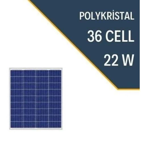Lexron 22W Polykristal Güneş Paneli