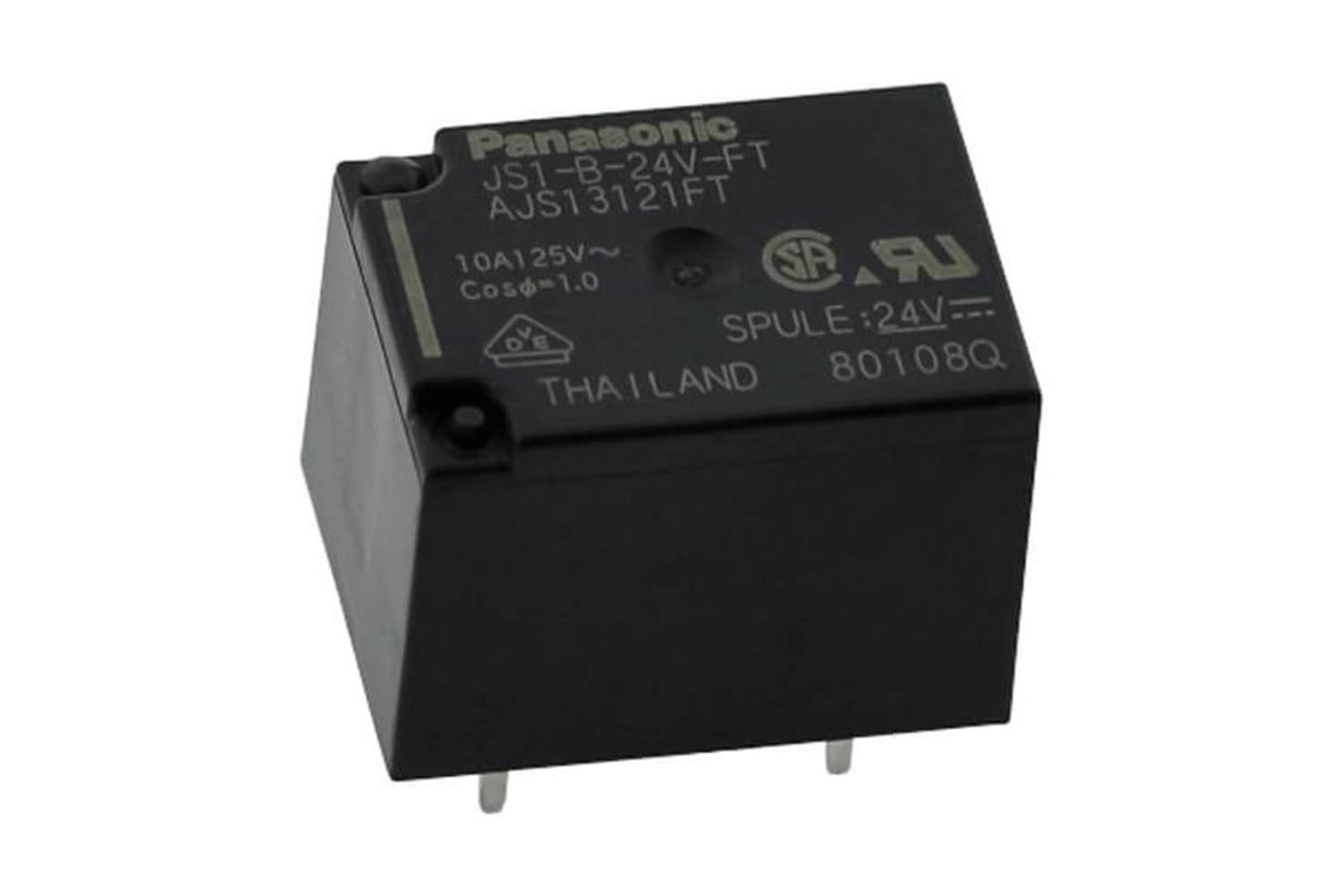 Röle - Panasonic JS1-B-24V-FT 10A 24VDC ULTRA-MINI. PCB TYPE
