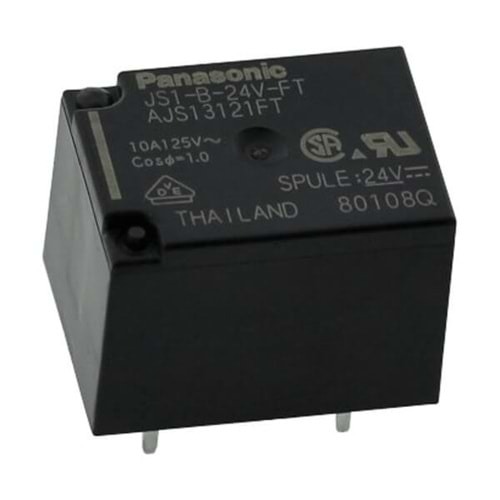 Röle - Panasonic JS1-B-24V-FT 10A 24VDC ULTRA-MINI. PCB TYPE