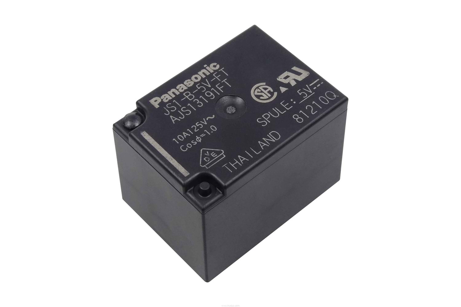 Röle - PANASONIC JS1-B-5V-FT POWER 10A 5VDC ULTRA MINI PCB TYPE