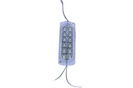 Saminatronik 12V 12 Ledli Çakar Animasyonlu Modül - BEYAZ