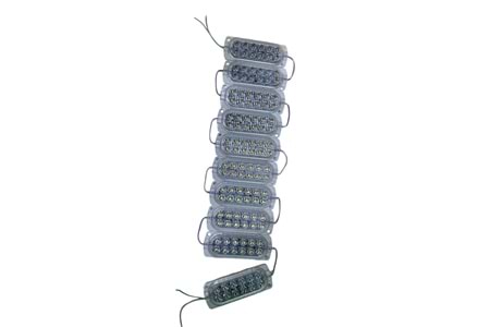 Saminatronik 12V 12 Ledli Çakar Animasyonlu Modül - BEYAZ