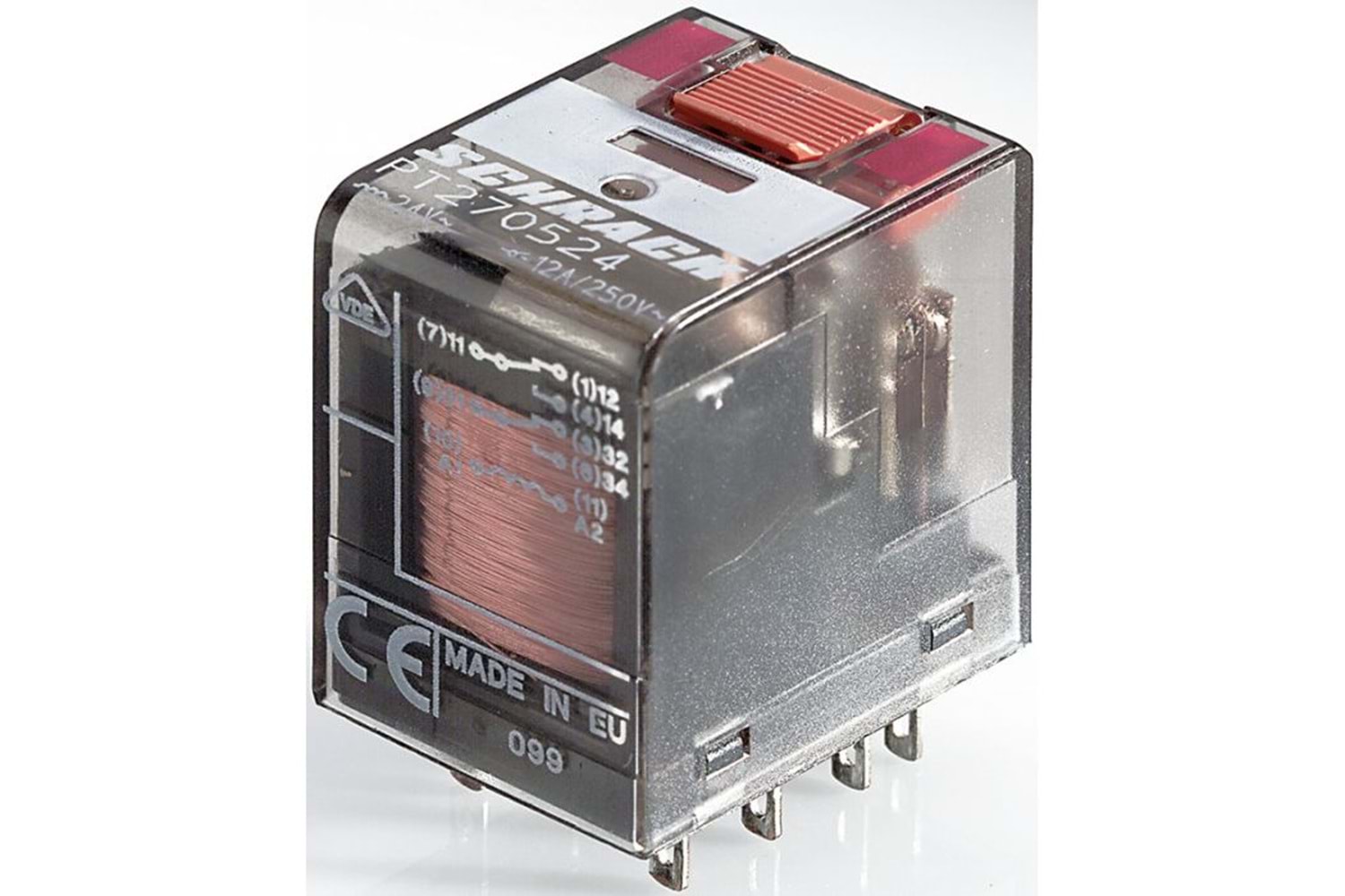 Röle - SCHRACK PT570730 4K 6A 220VAC