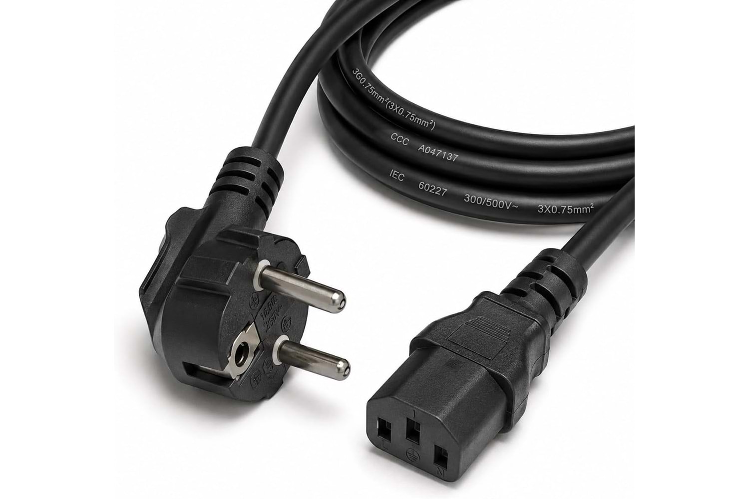 Saminatronik Power Güç Kablosu 3*0,75mm 1,8 metre