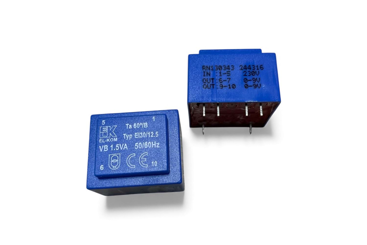 RN130343 - ELKOM TRAFO DOKUMLU 1.5VA 2X9V