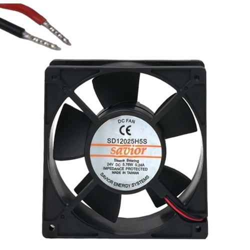 FAN - SAVIOR SD12025H5S 120x120x25MM 24VDC 0,24A 5,76W 3000RPM